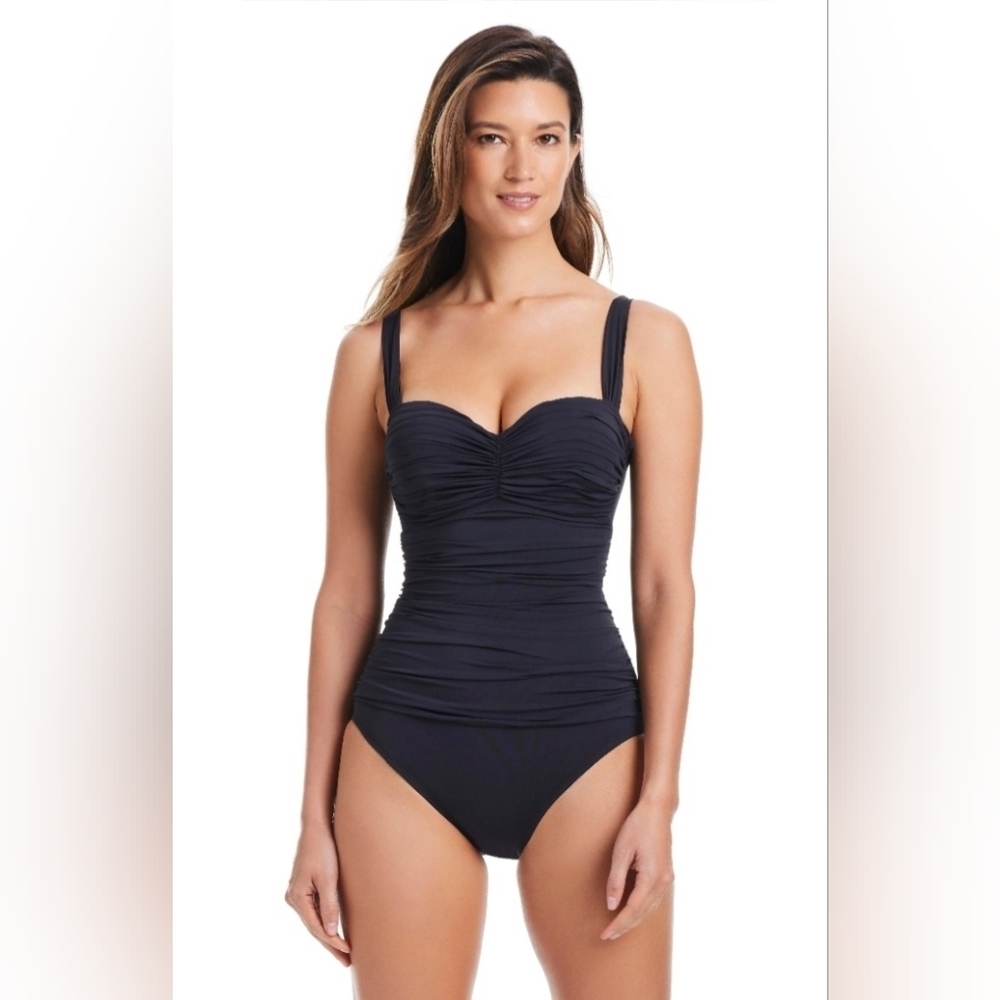 Bleu by Rod Beattie One Piece Swimsuit Size 12 NWT